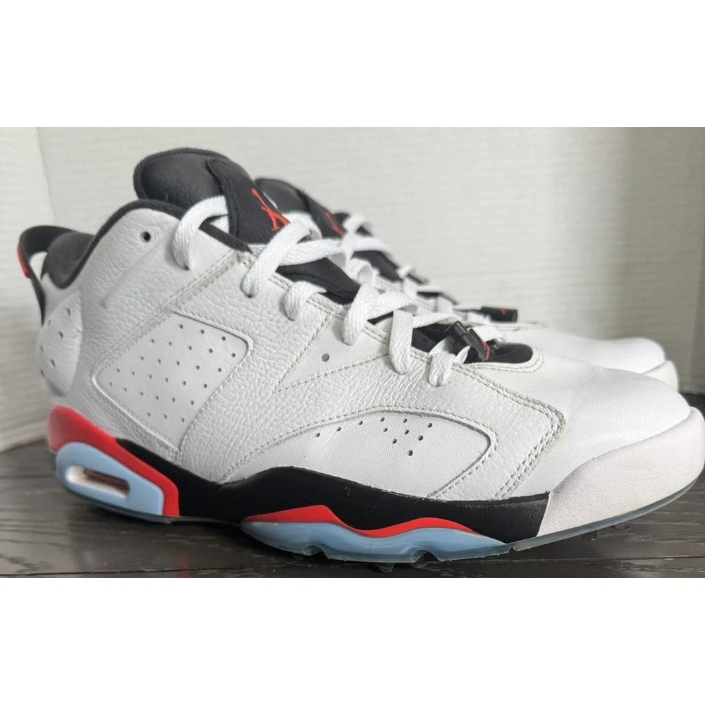 Nike Air Jordan 6 Retro Low G Golf Shoes Infrared Men's Size 14 DV1376-106